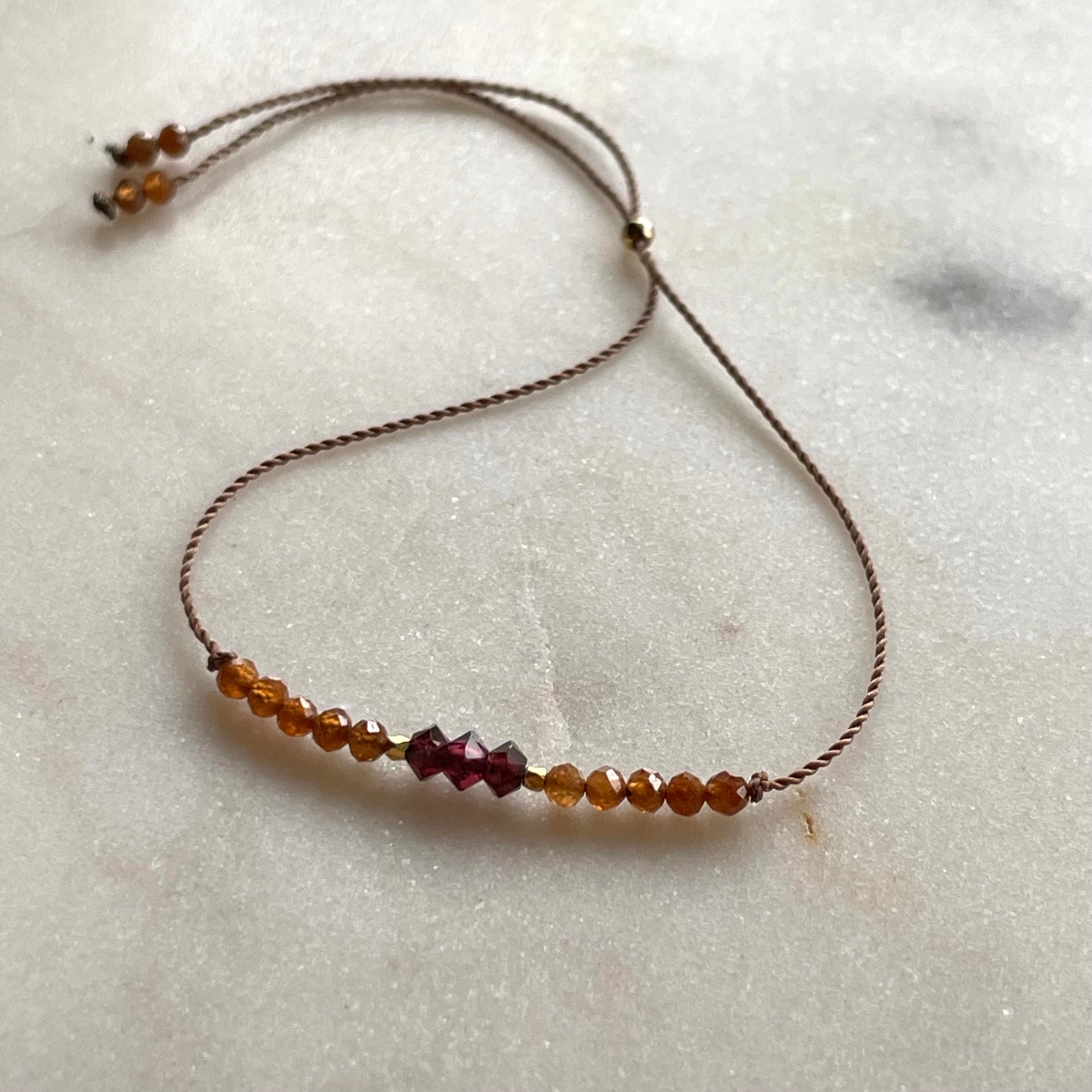 Hessonite Garnet Bracelet- Energy