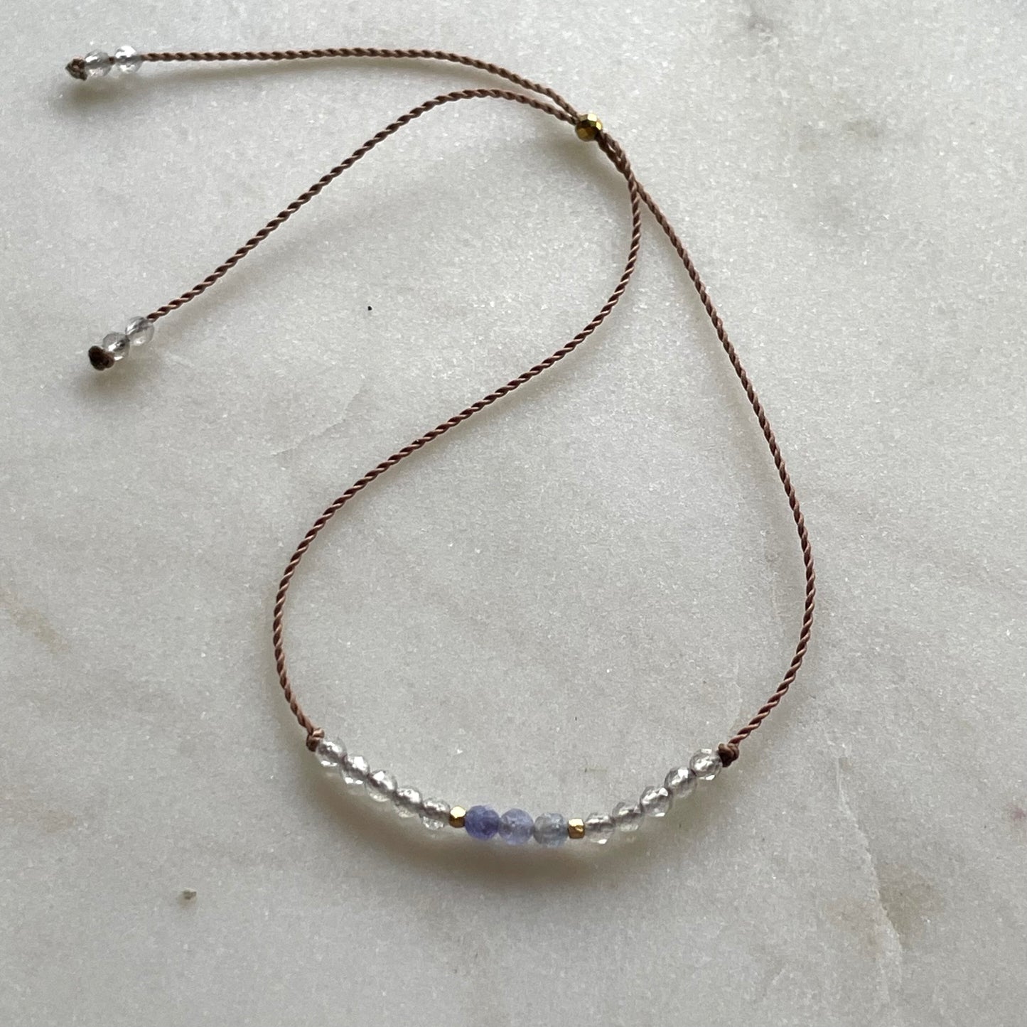 Labradorite and Tanzanite Bracelet- Special Edition
