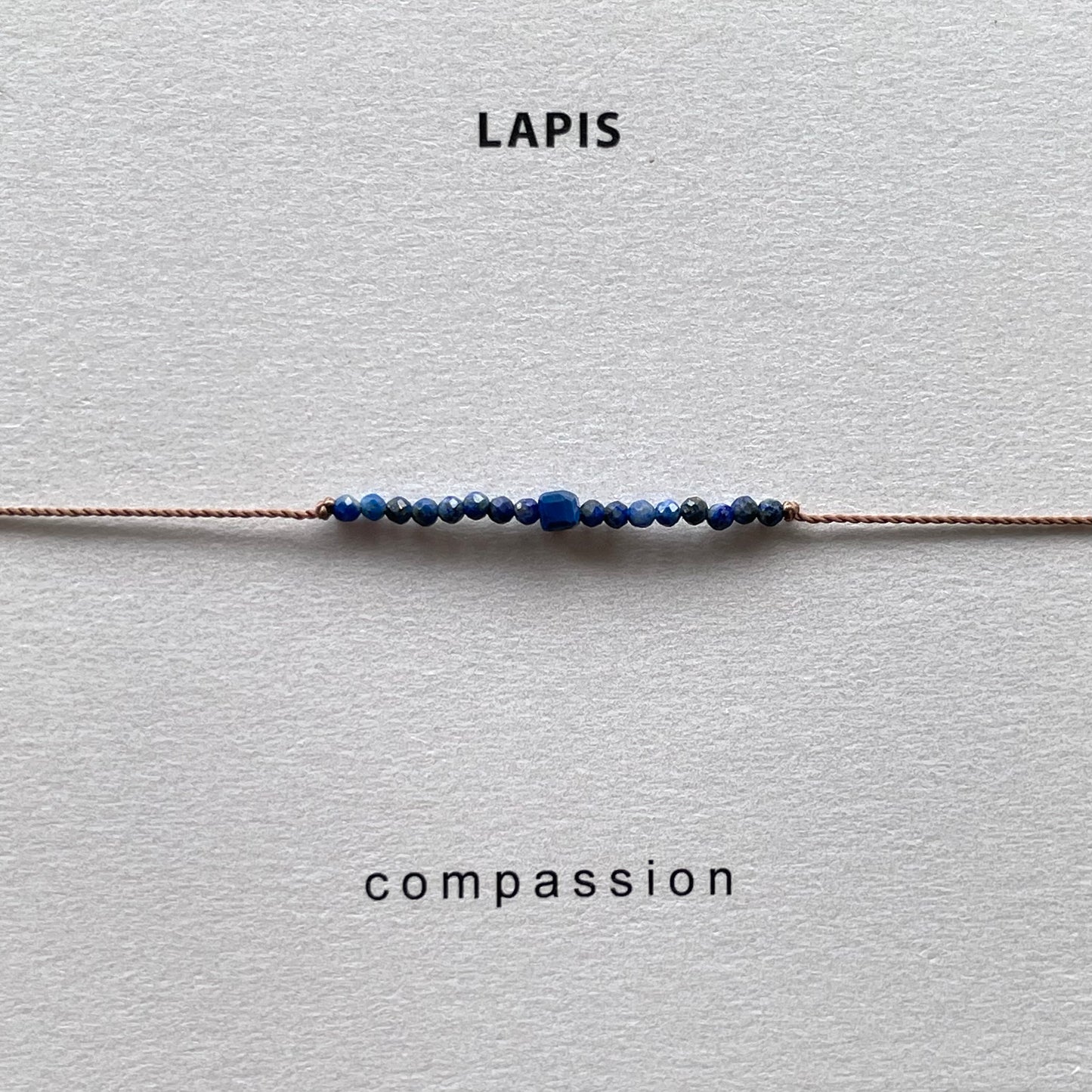 Lapis Lazuli Bracelet-Compassion