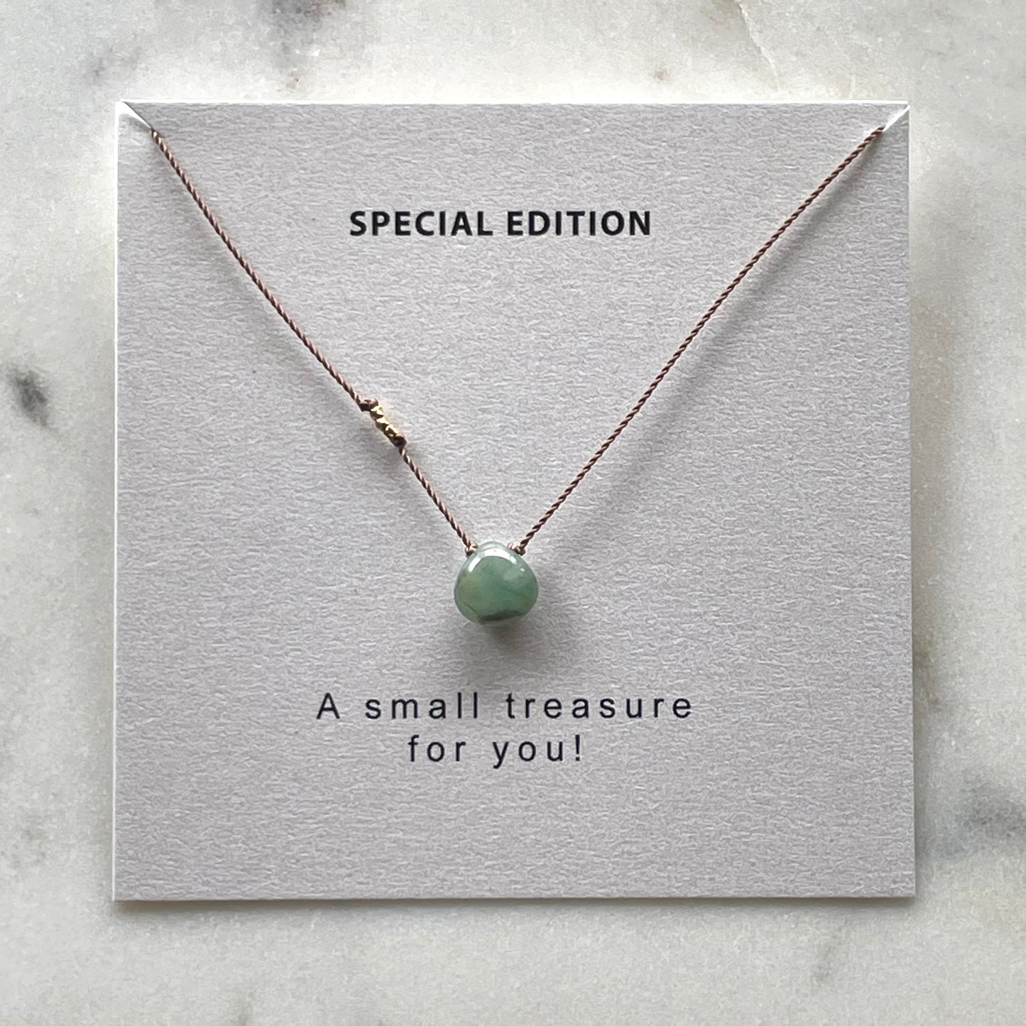 Emerald and Gold Necklace - Special Edition