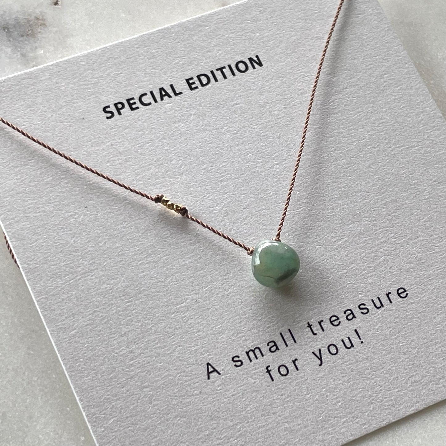 Emerald and Gold Necklace - Special Edition