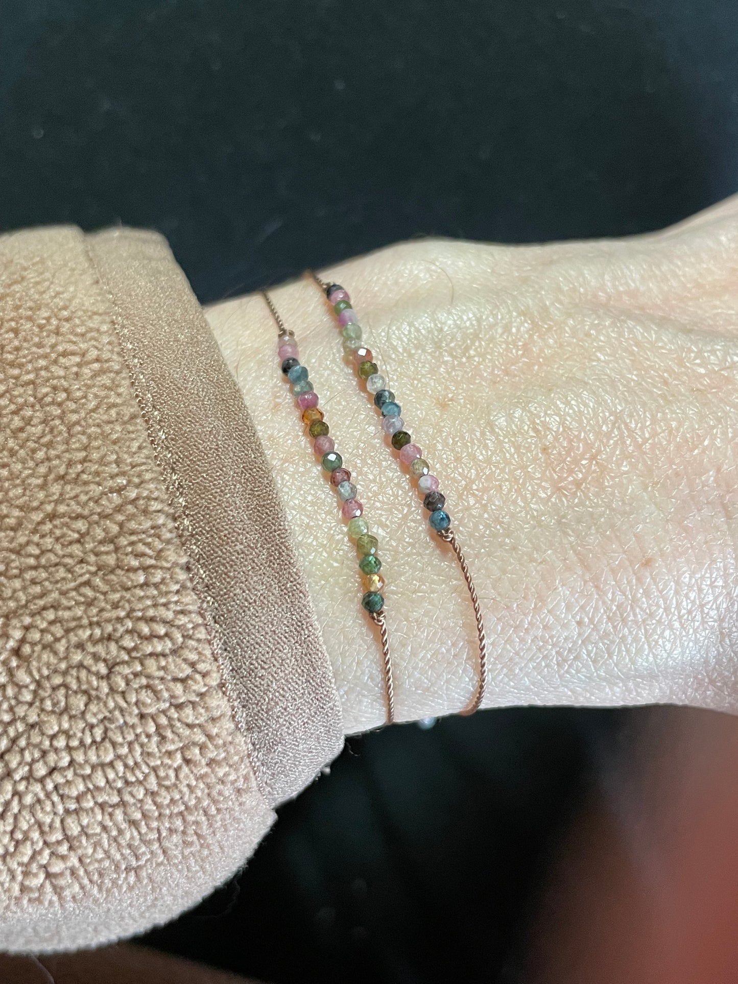 Watermelon Tourmaline Bracelet- Protection