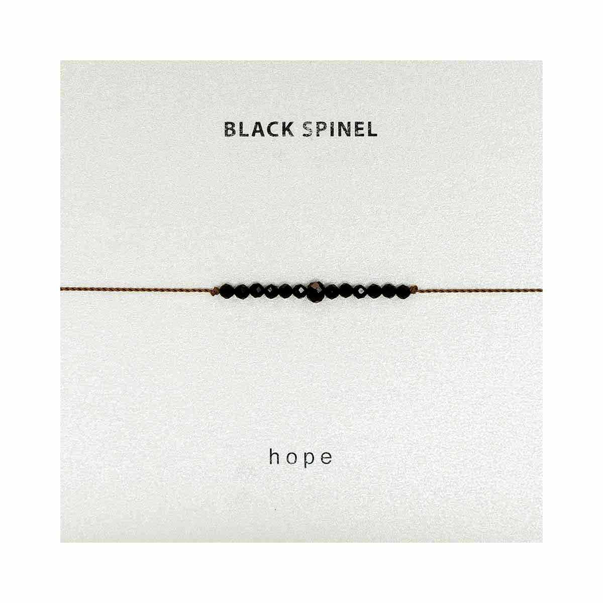 Black Spinel Bracelet