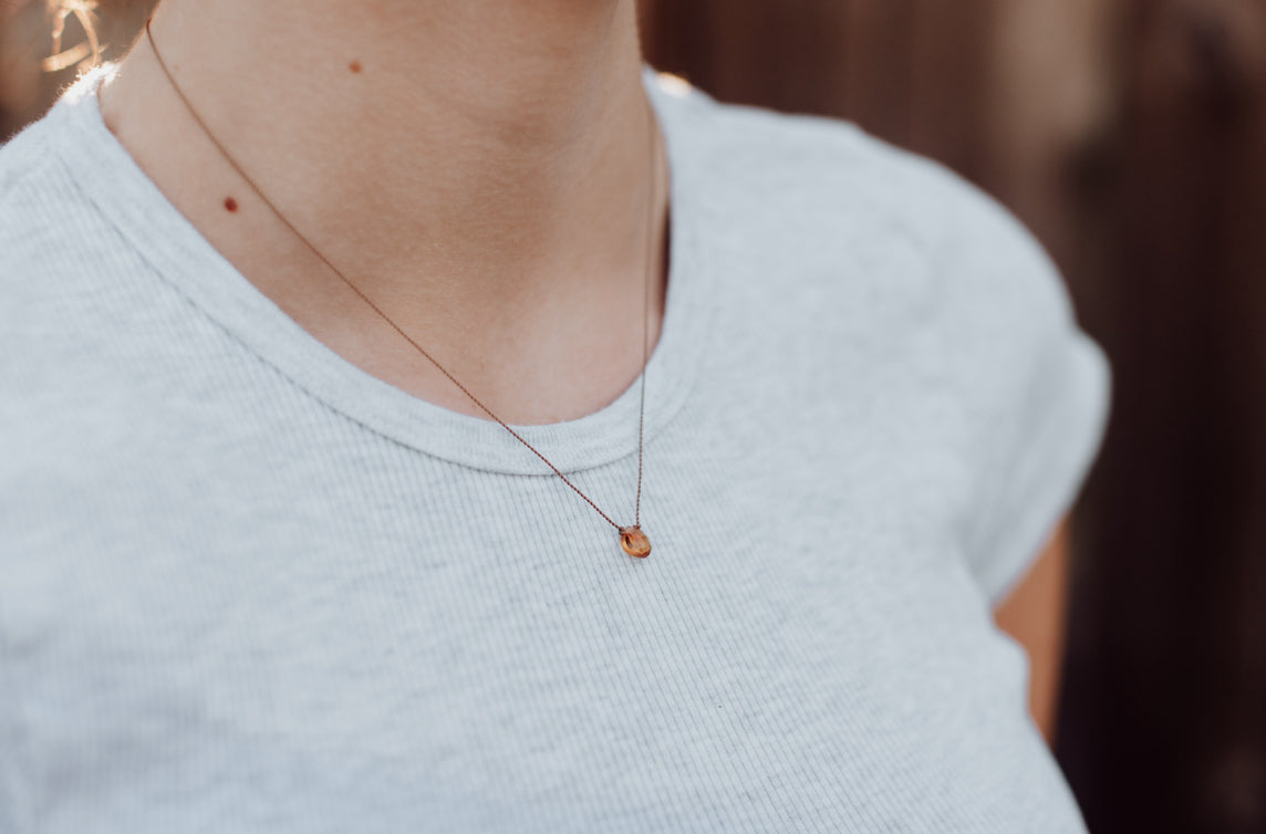 Citrine Necklace- Happiness