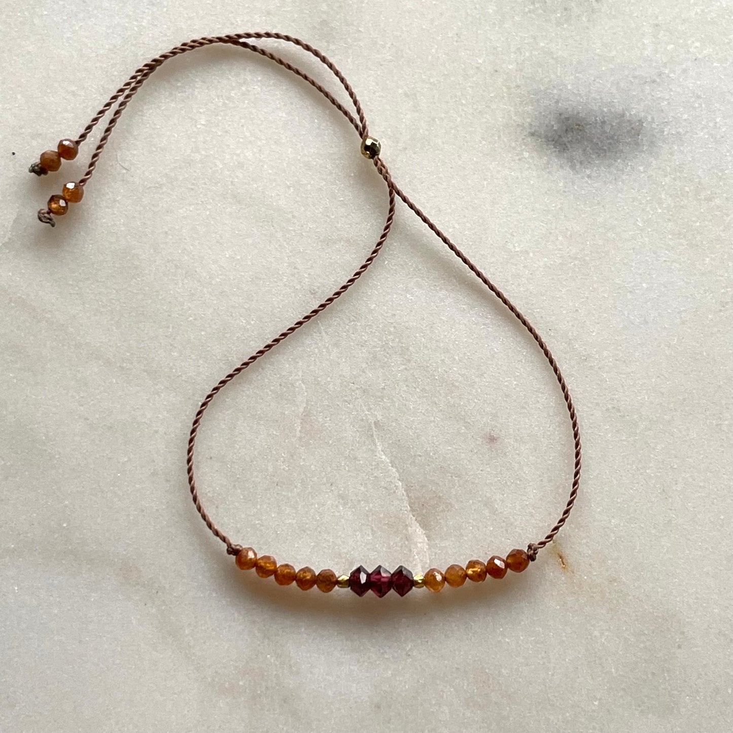 Hessonite Garnet Bracelet- Energy