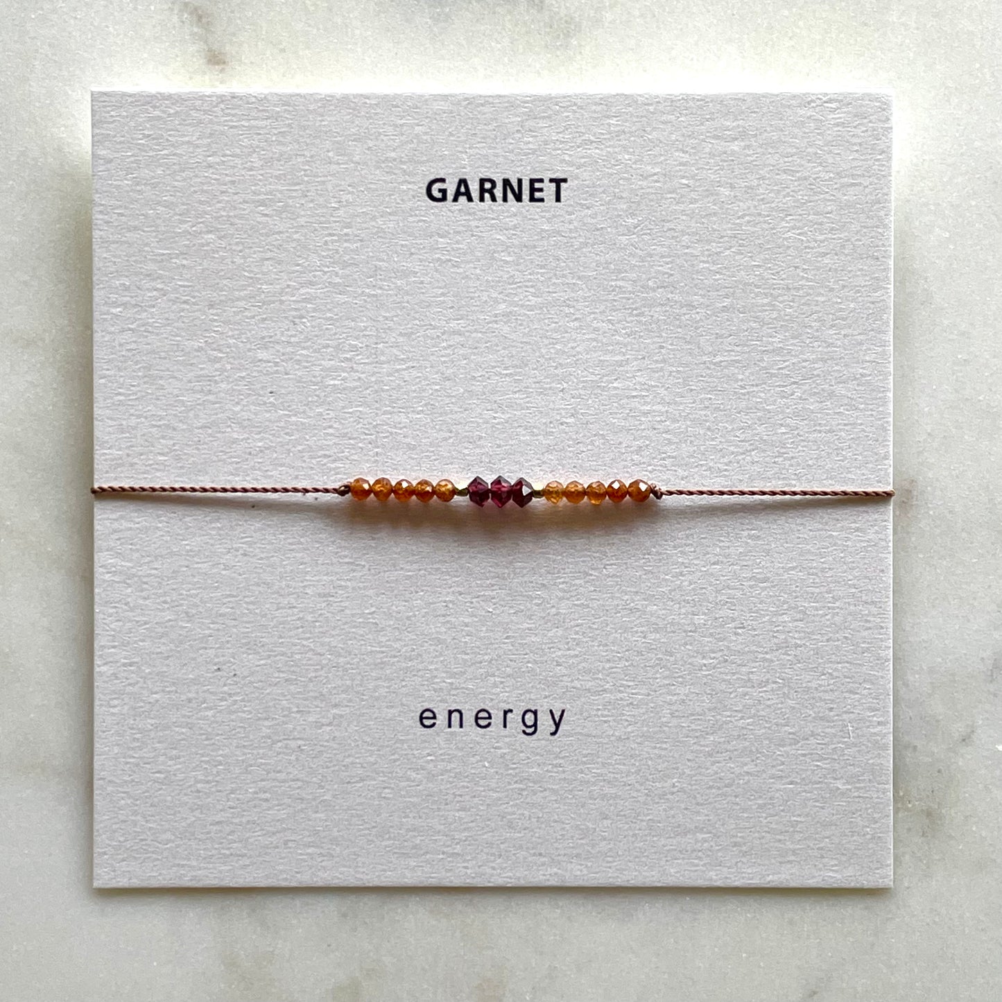Hessonite Garnet Bracelet- Energy