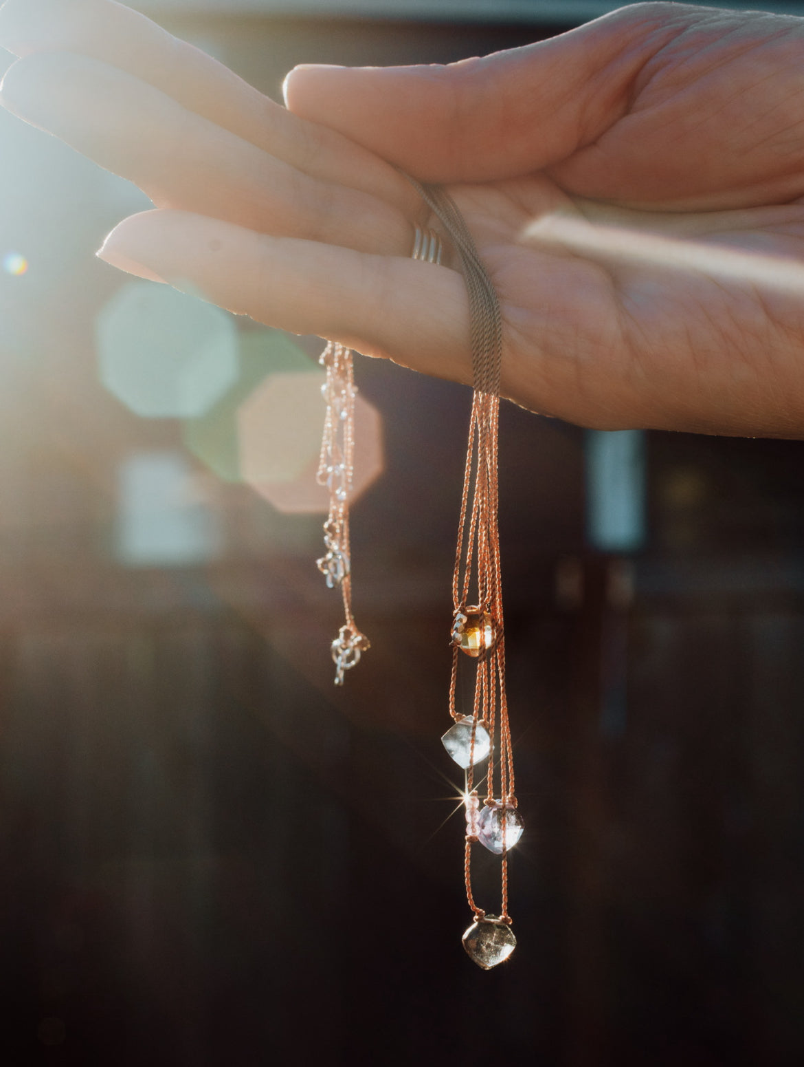 Aquamarine Necklace- Courage
