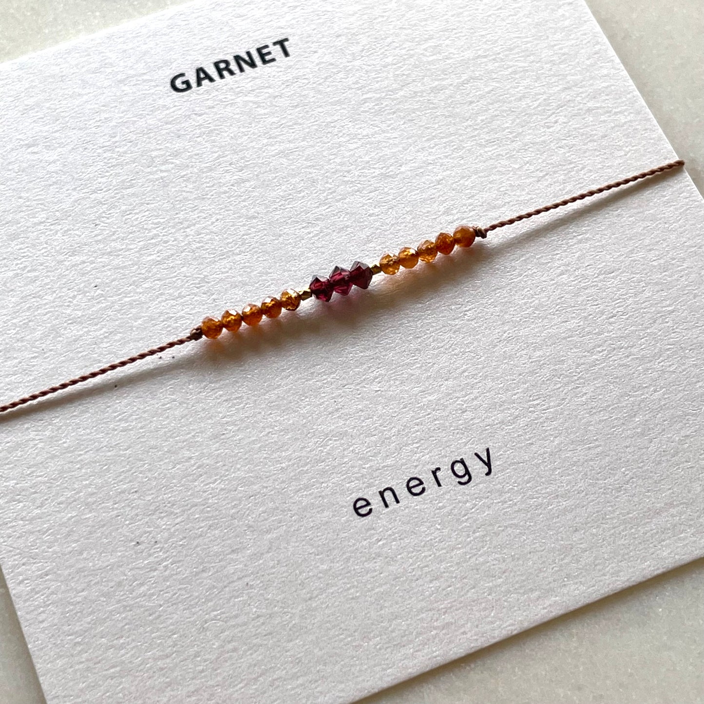 Hessonite Garnet Bracelet- Energy