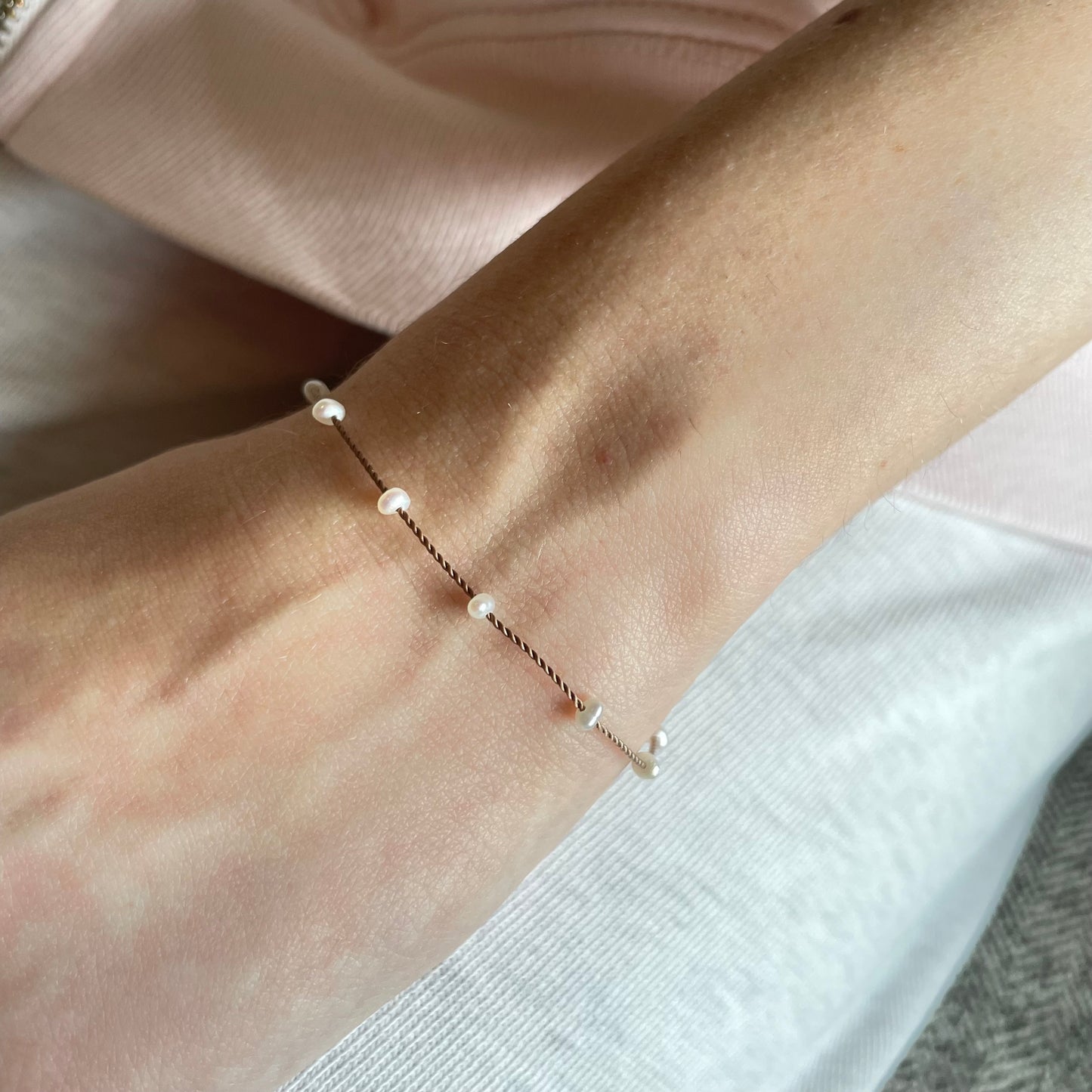 Floating Freshwater Pearl Bracelet