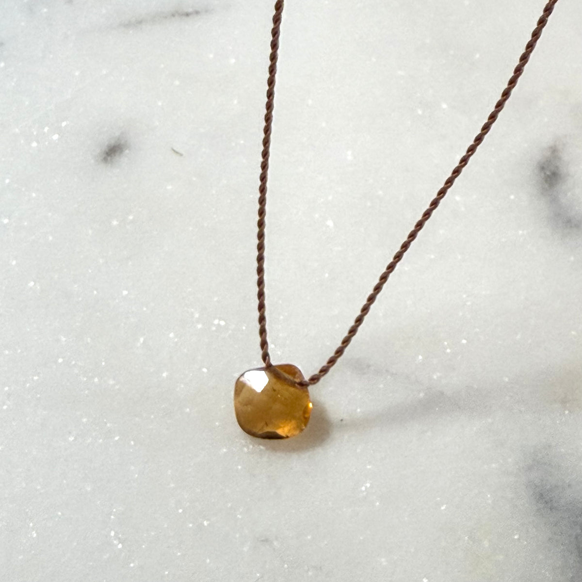 Single Gem Intention Necklace