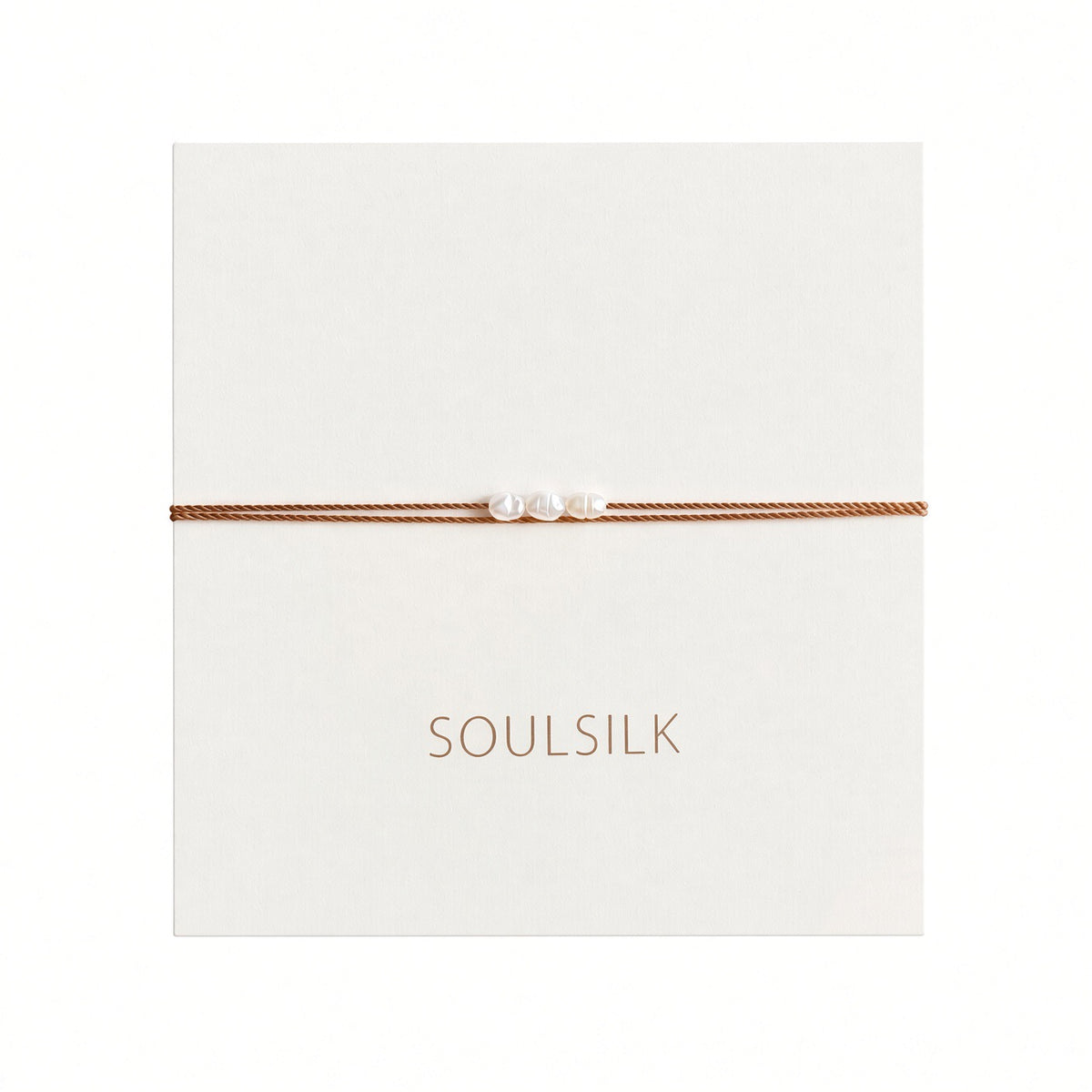 Pearl and Silk Wrap Bracelet