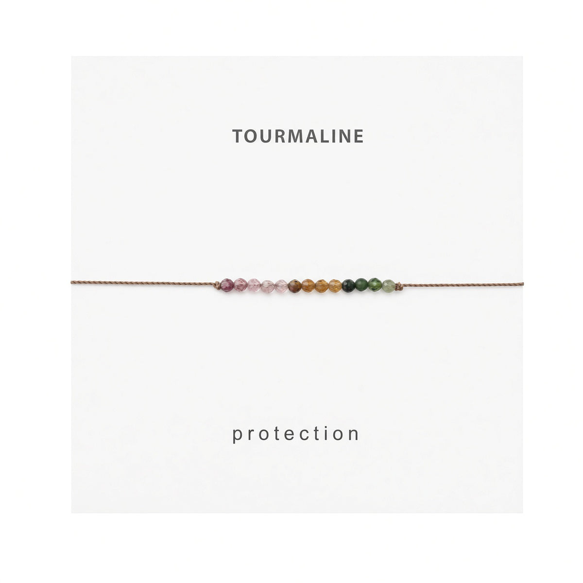 Watermelon Tourmaline Bracelet- Protection