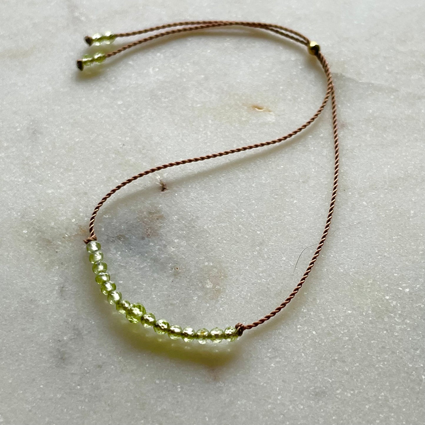 Peridot Bracelet - Renewal Gemstone Intention