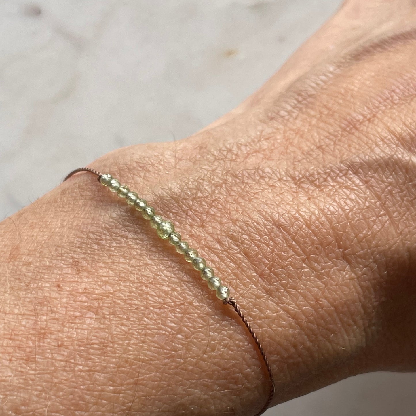 Peridot Bracelet - Renewal Gemstone Intention