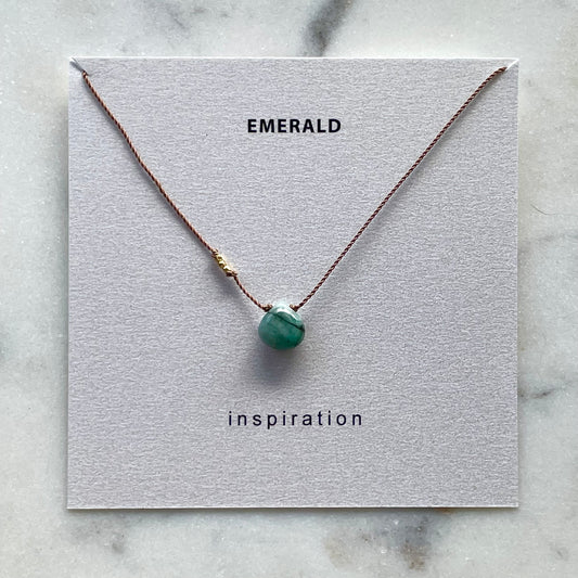 Emerald and Gold Necklace - Special Edition
