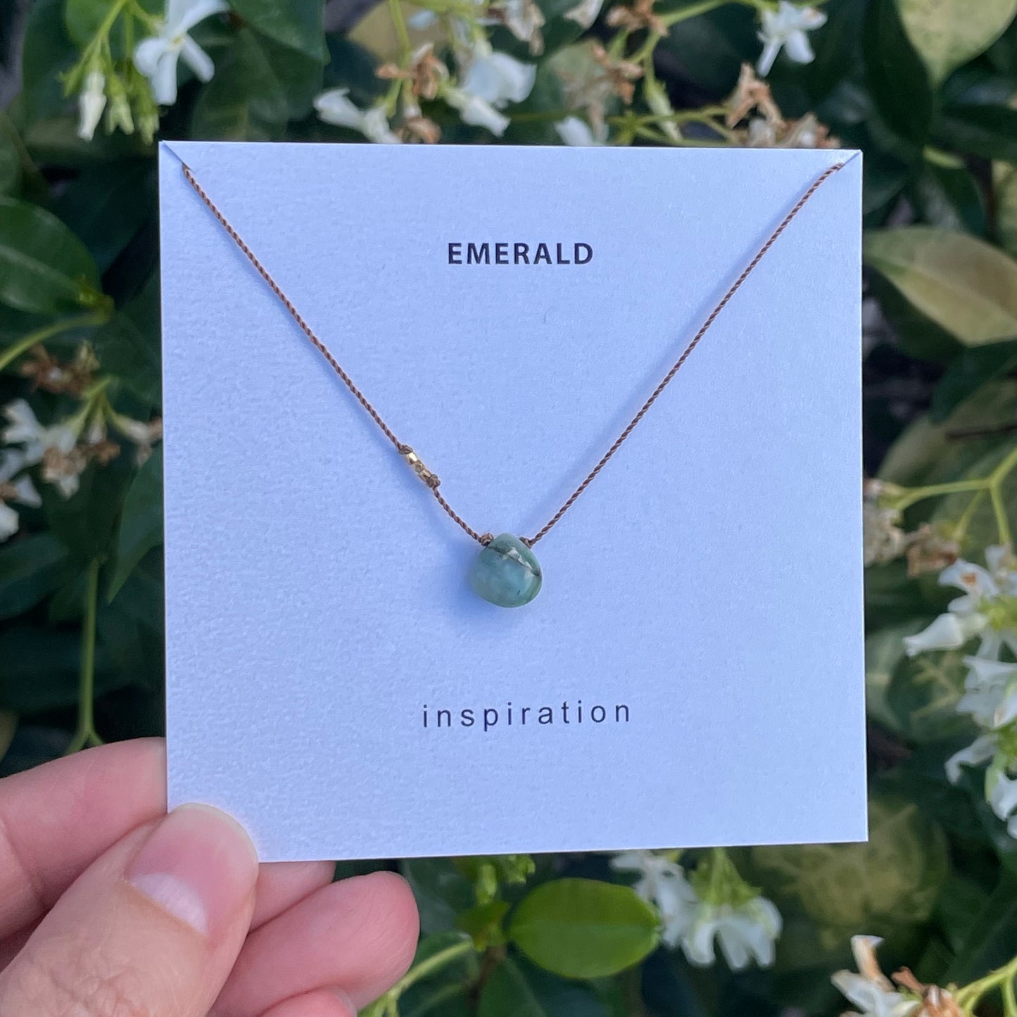 Emerald and Gold Necklace - Special Edition