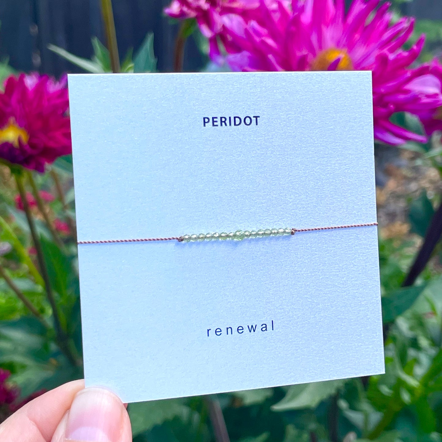 Peridot Bracelet - Renewal Gemstone Intention