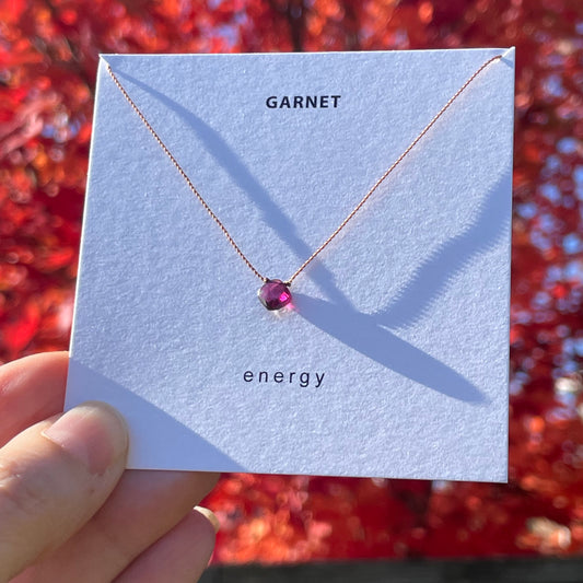 Garnet Necklace- Energy