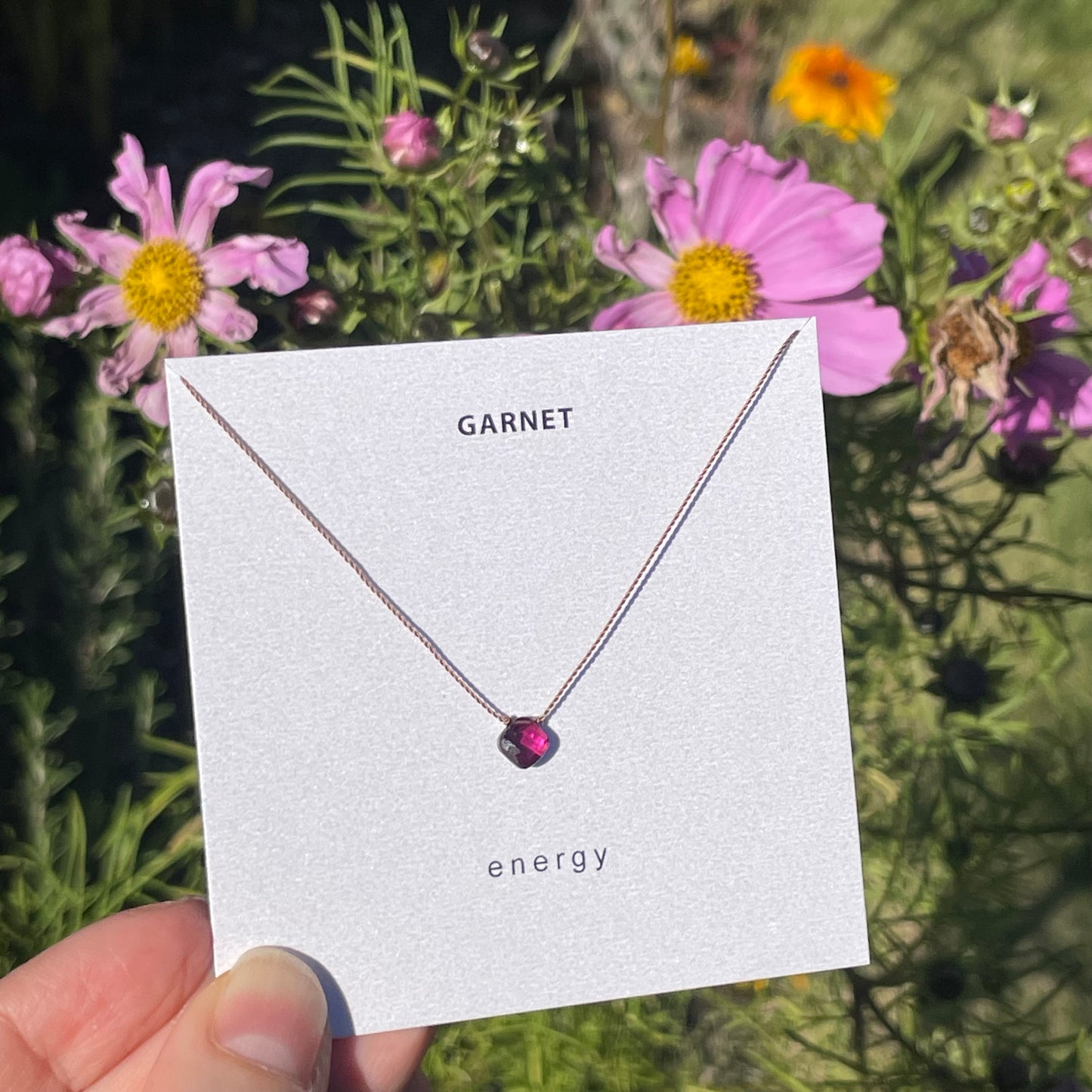 Garnet Necklace- Energy