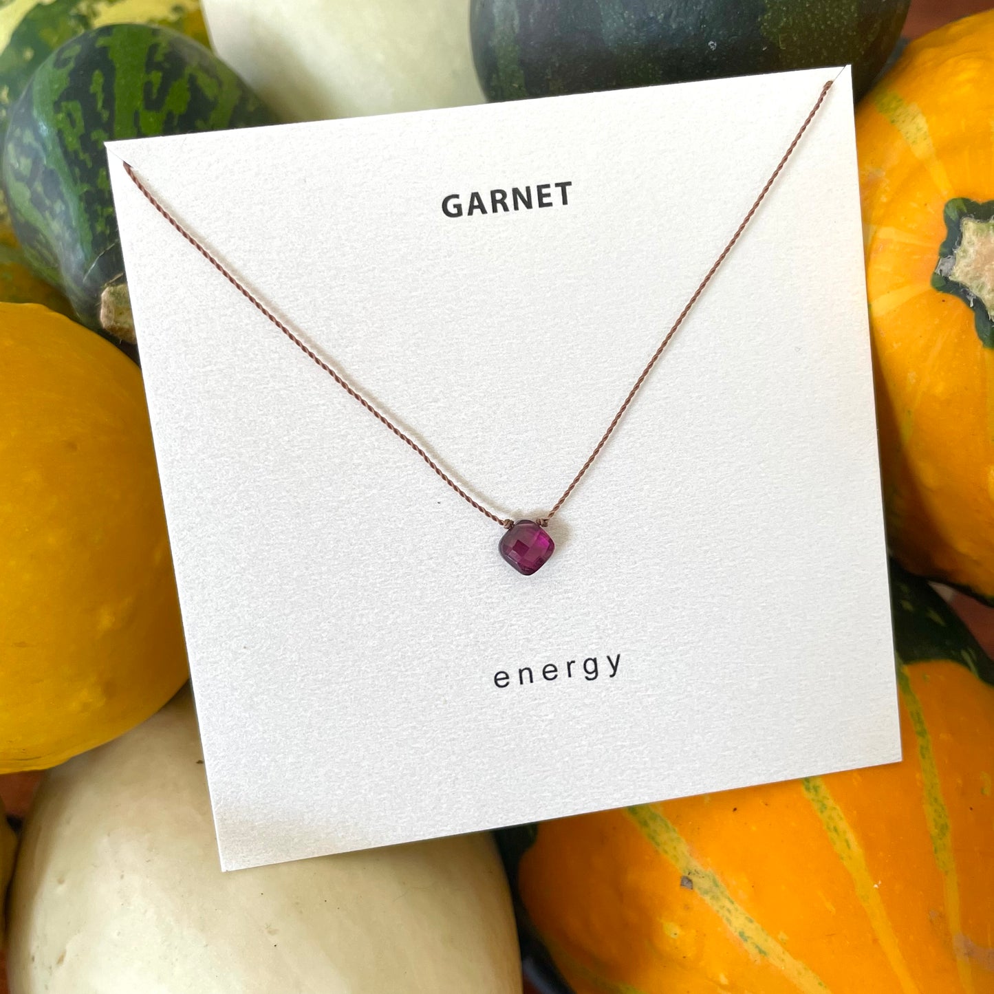 Garnet Necklace- Energy