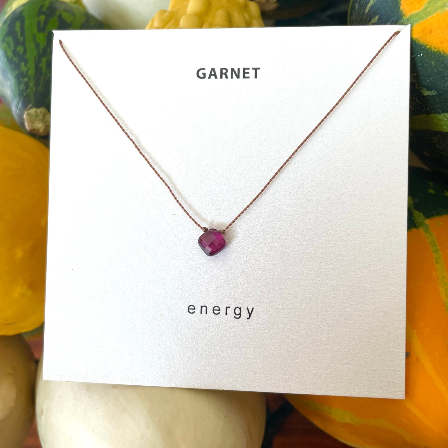 Garnet Necklace- Energy
