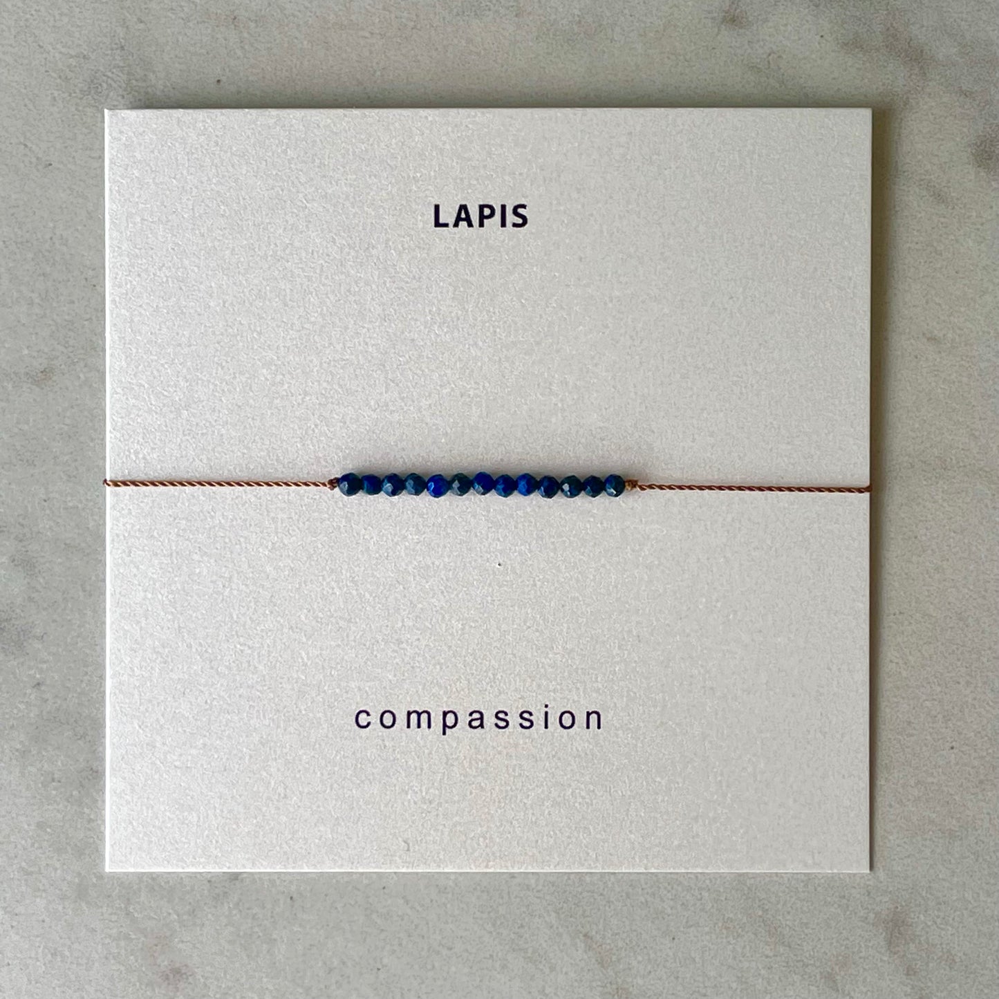 Lapis Lazuli Bracelet-Compassion