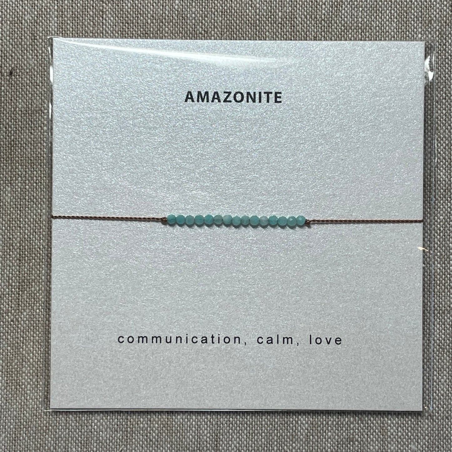 Amazonite Bracelet- Communication, Calm, Love