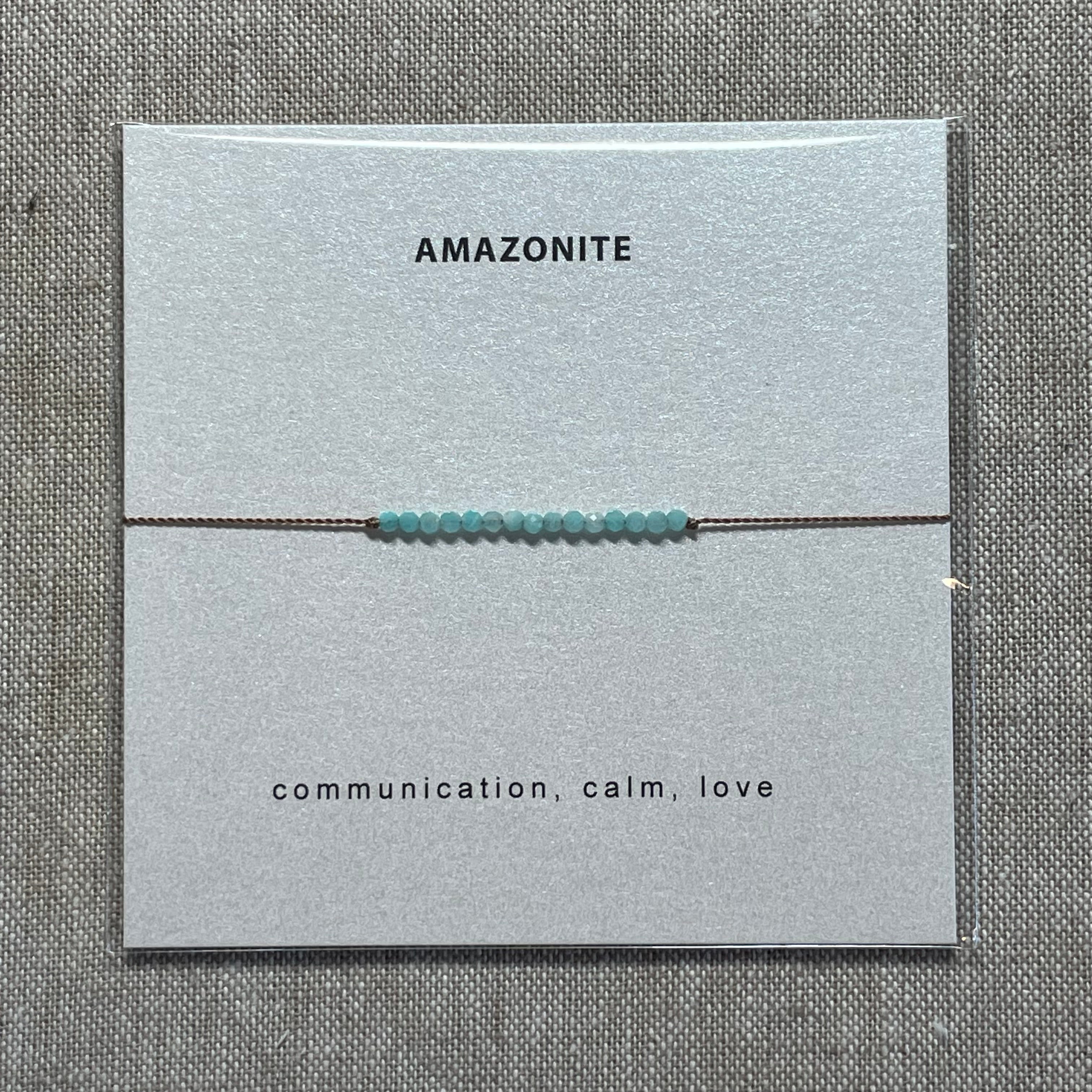 Amazonite Bracelet- Communication, Calm, Love – Soulsilk