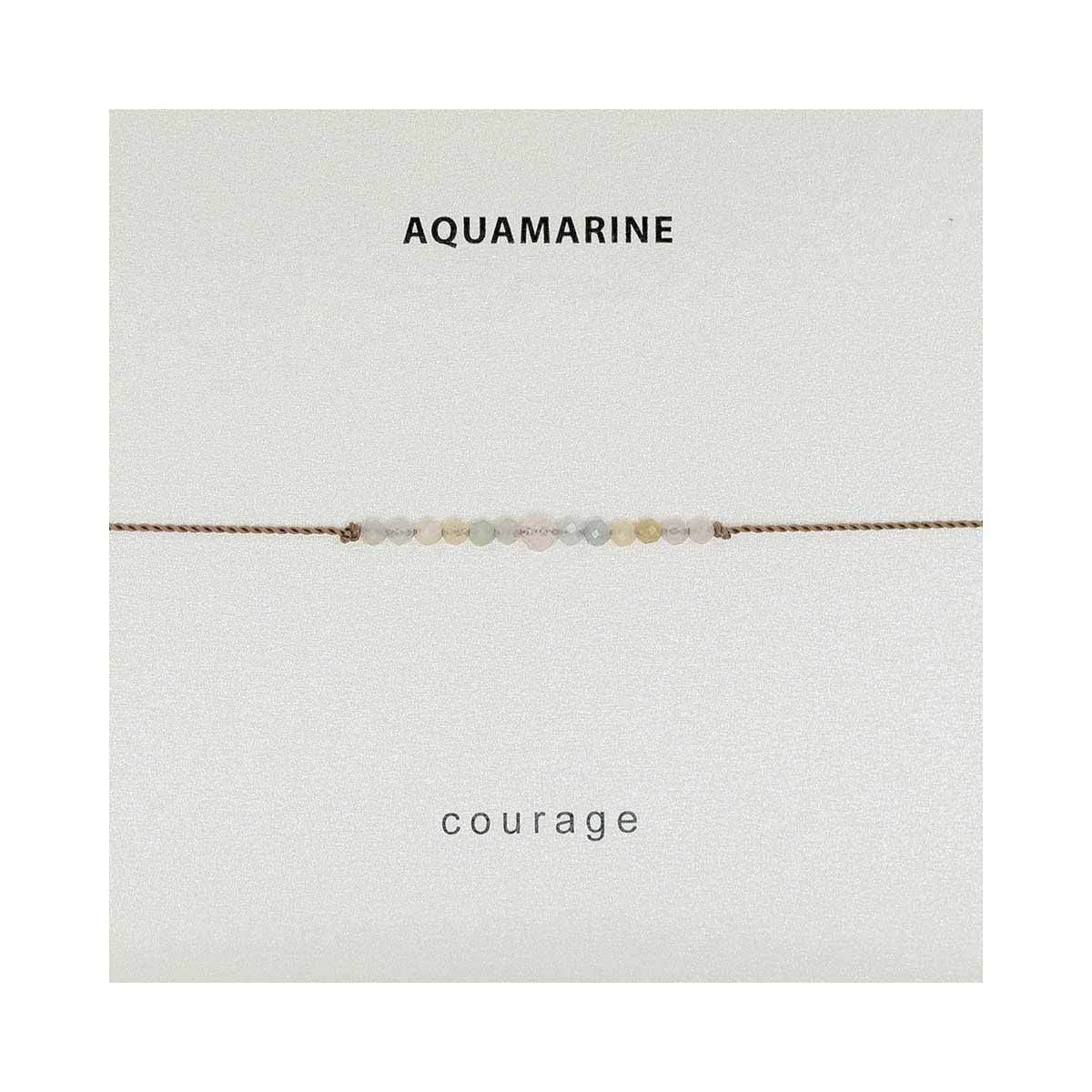 Aquamarine Morganite Courage Bracelet