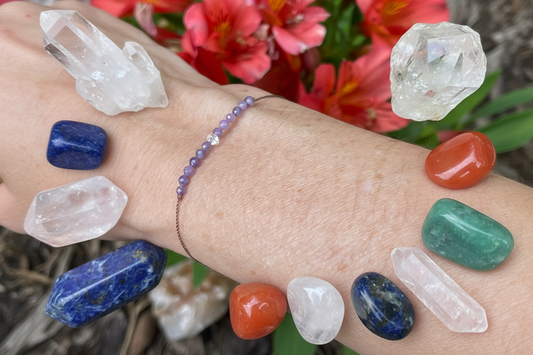 Bracelet Card with Crystals