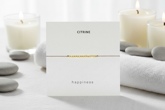 Bracelet on Card Close-up Bright Spa